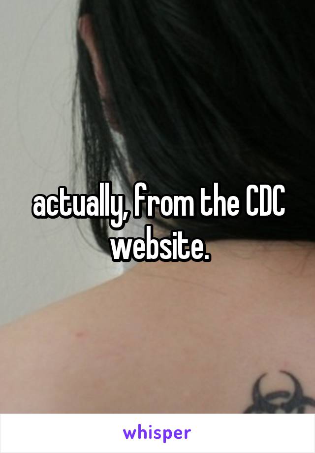 actually, from the CDC website.