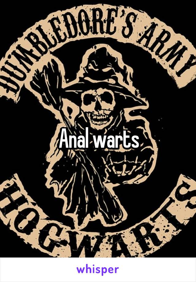 Anal warts