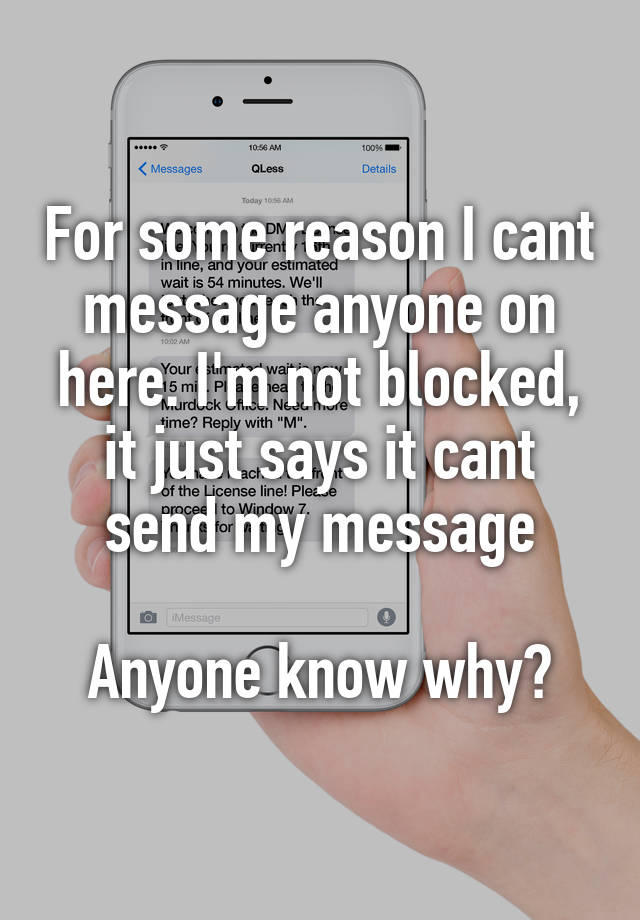 For some reason I cant message anyone on here. I'm not blocked, it just says it cant send my message

Anyone know why?