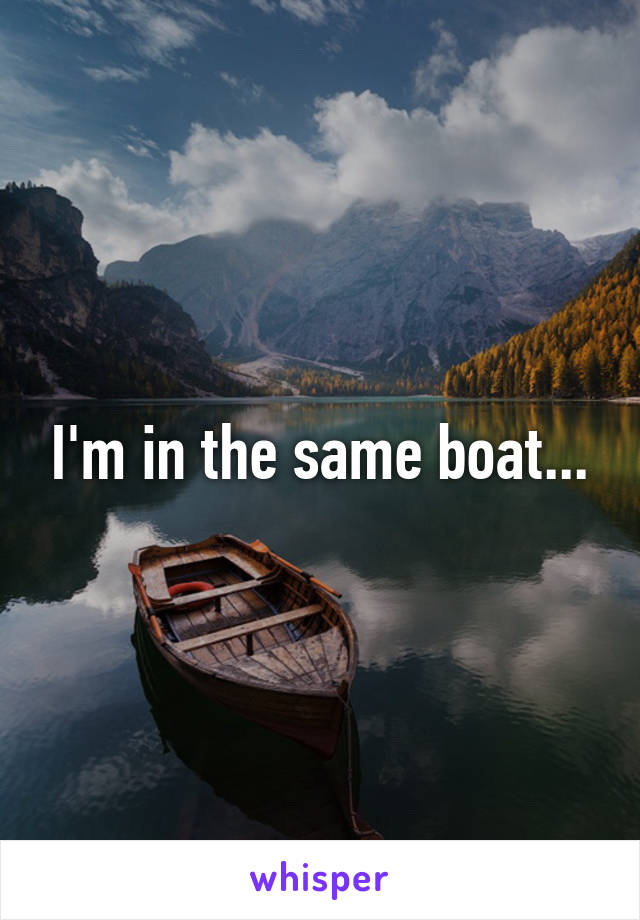 I'm in the same boat...