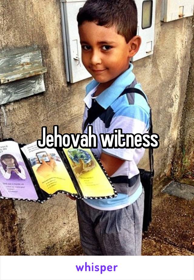 Jehovah witness