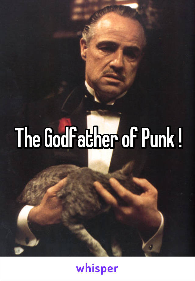 The Godfather of Punk !