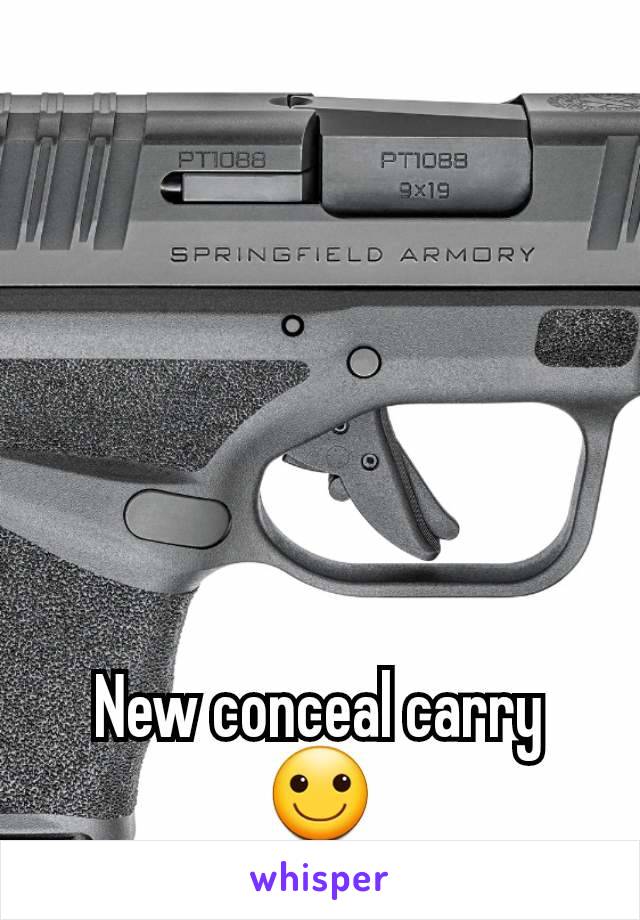 New conceal carry
🙂