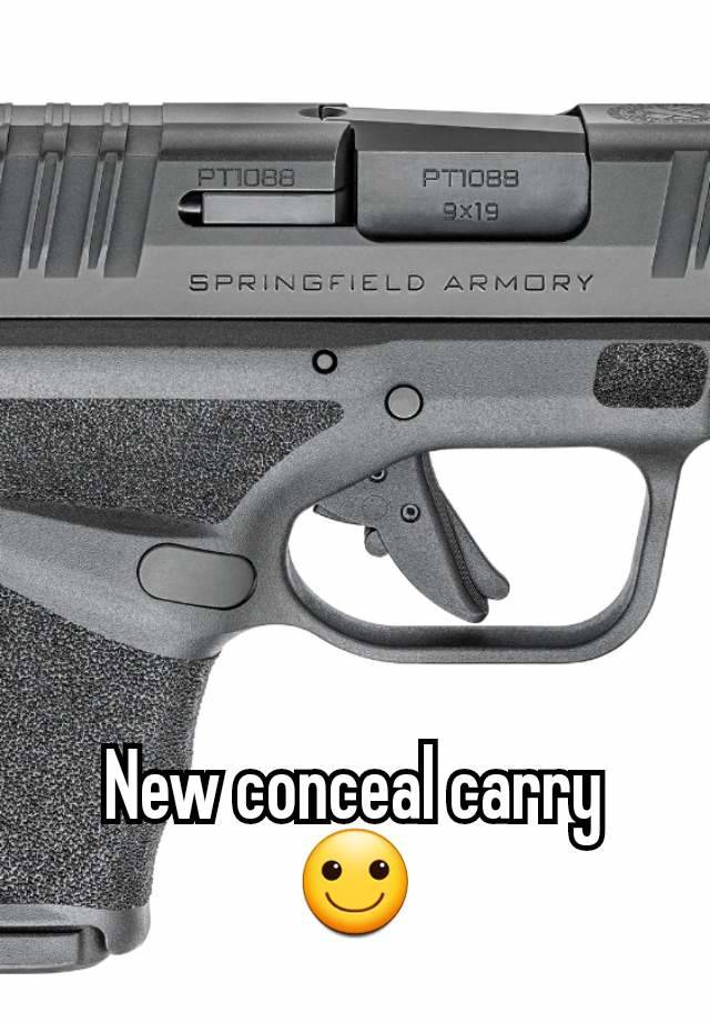 New conceal carry
🙂