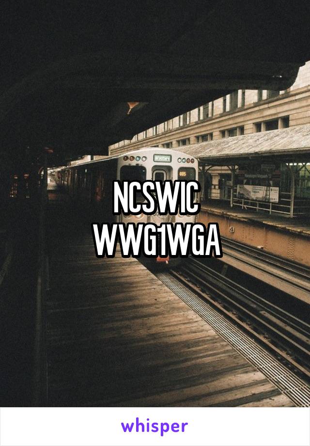 NCSWIC
WWG1WGA