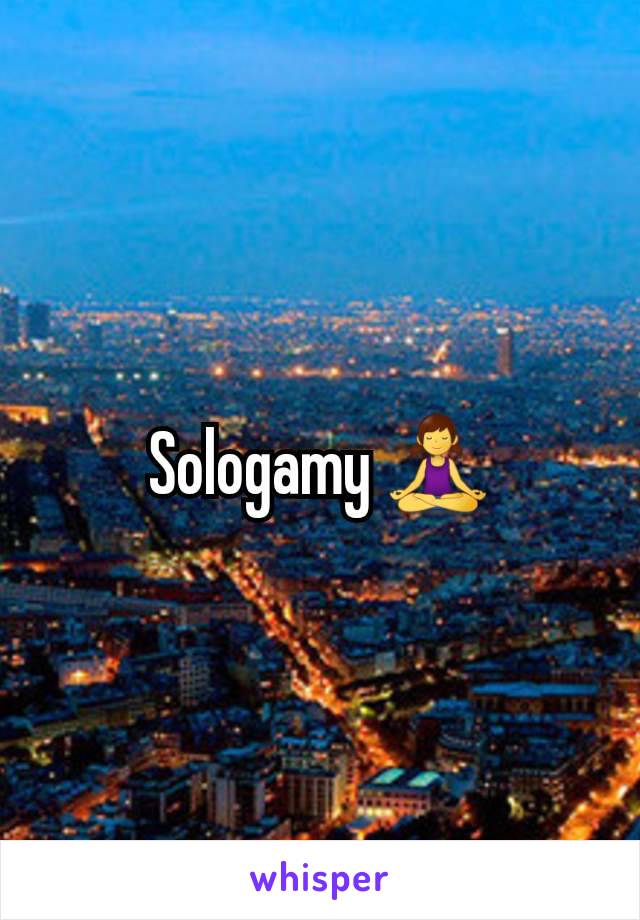 Sologamy 🧘‍♀️