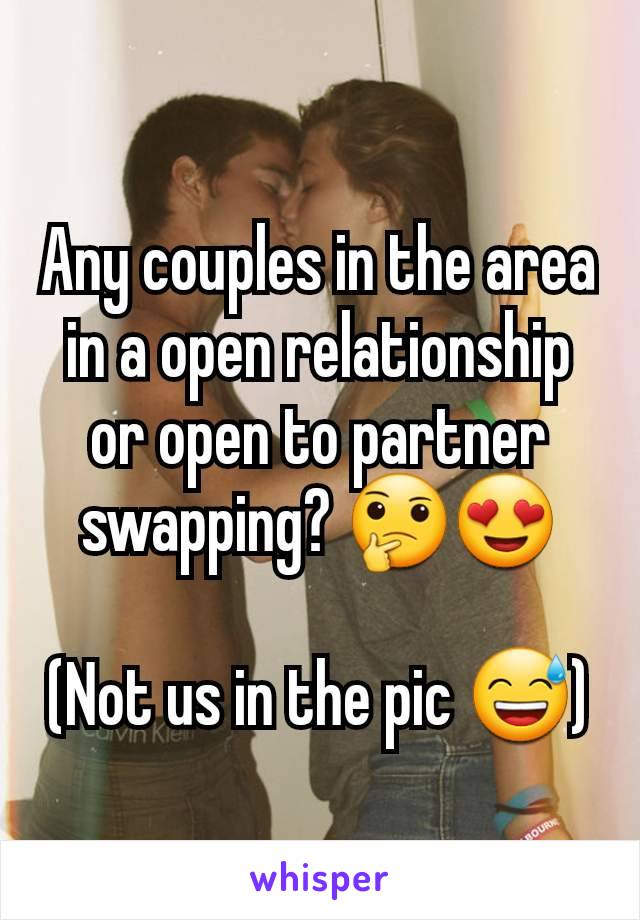 Any couples in the area in a open relationship or open to partner swapping? 🤔😍

(Not us in the pic 😅)