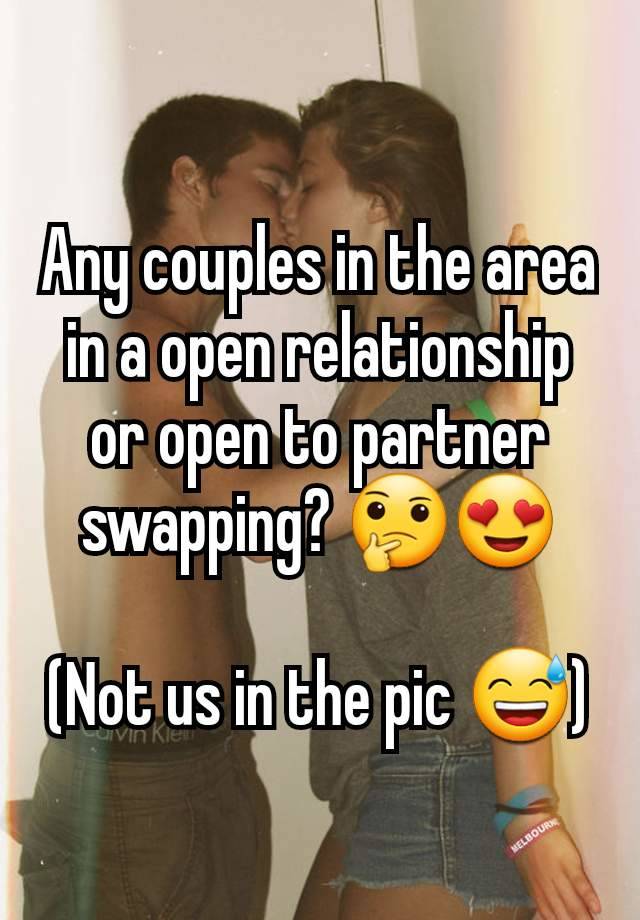 Any couples in the area in a open relationship or open to partner swapping? 🤔😍

(Not us in the pic 😅)