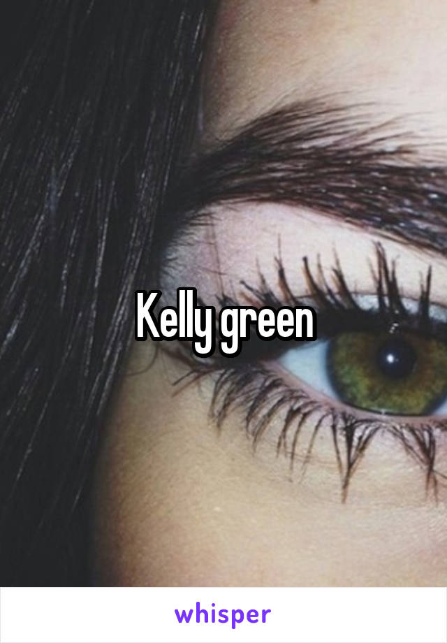 Kelly green