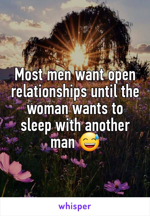 Most men want open relationships until the woman wants to sleep with another man 😅