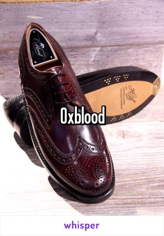 Oxblood