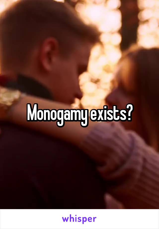 Monogamy exists?