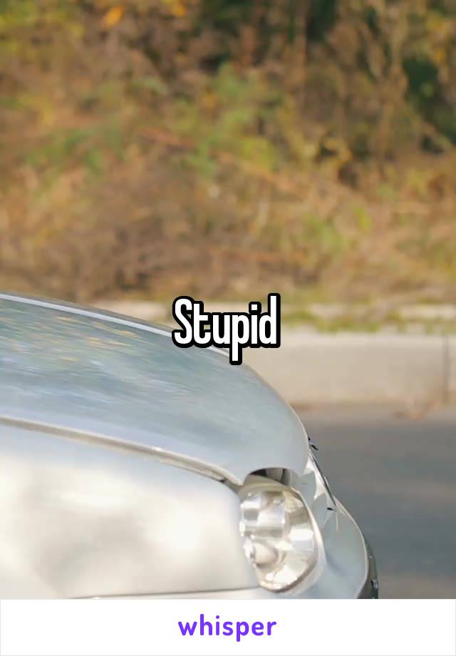 Stupid 