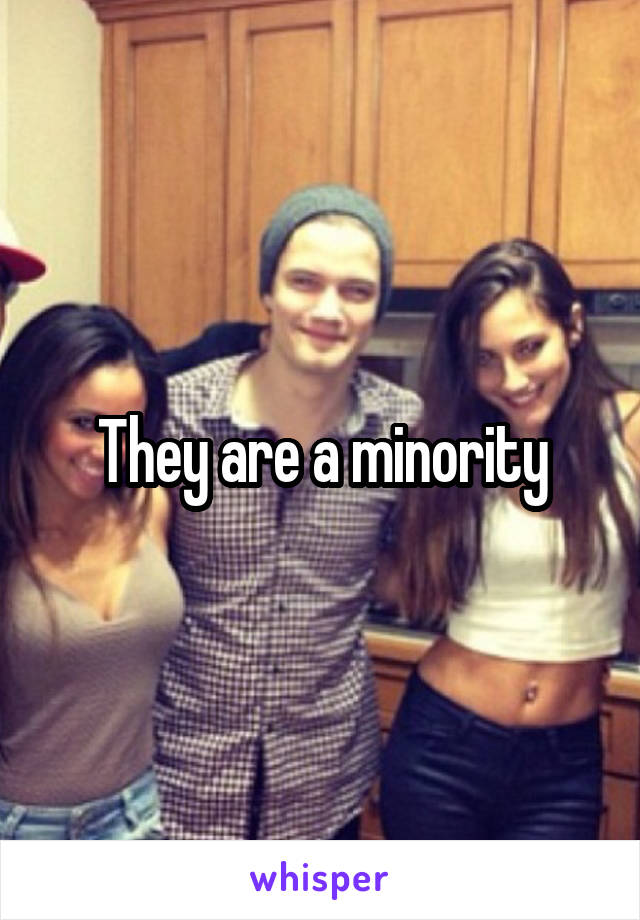 They are a minority