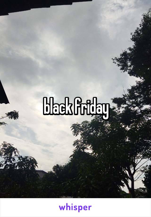 black friday