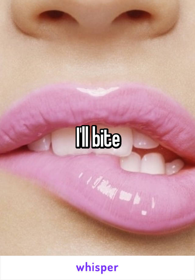 I'll bite