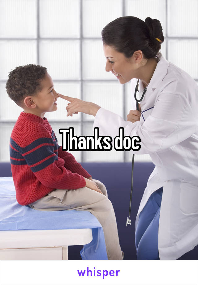 Thanks doc