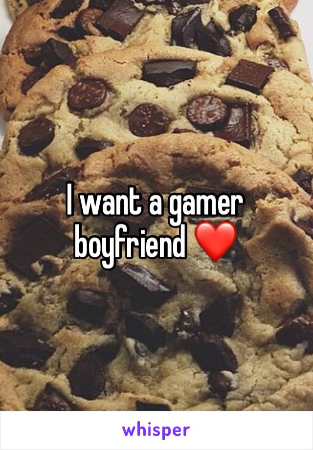 I want a gamer boyfriend ❤️