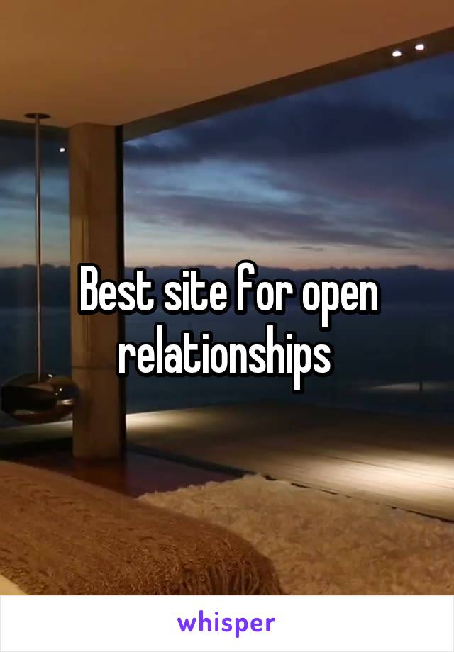 Best site for open relationships 