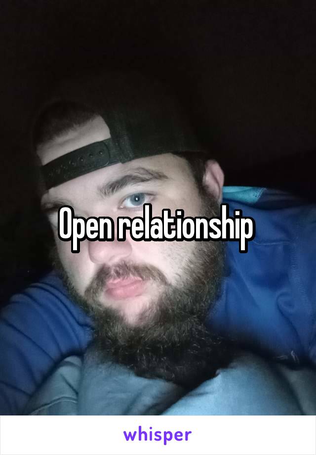 Open relationship 