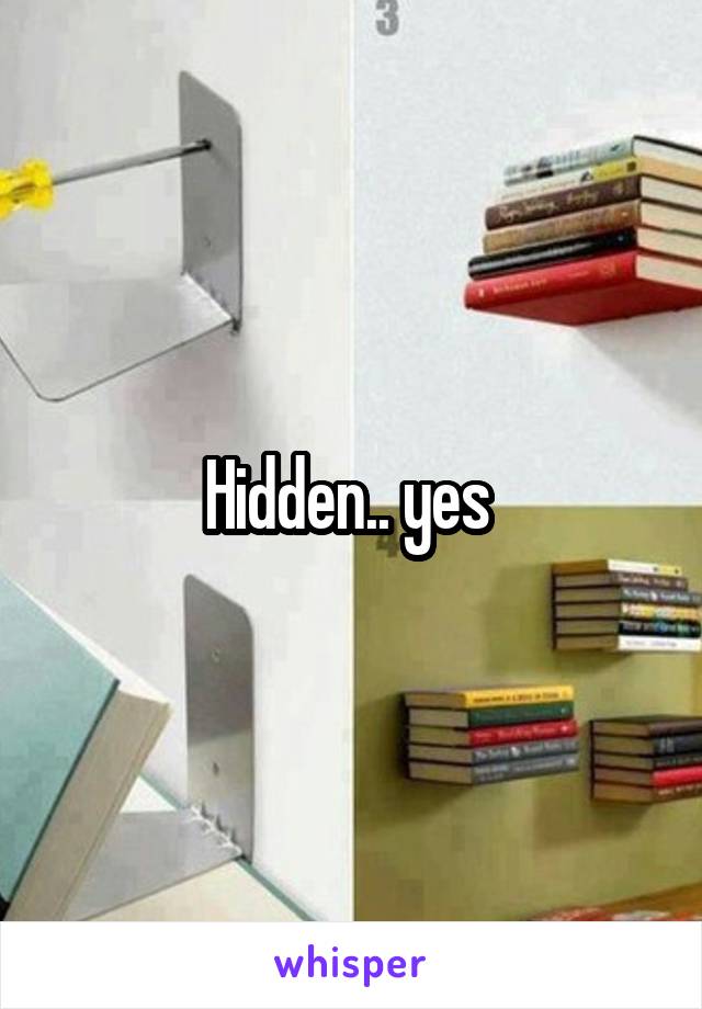 Hidden.. yes 