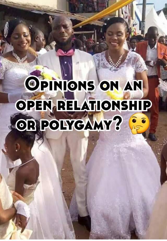 Opinions on an open relationship or polygamy? 🤔