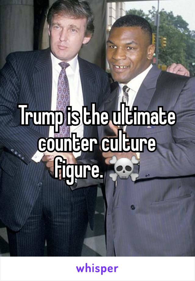 Trump is the ultimate counter culture figure. ☠️