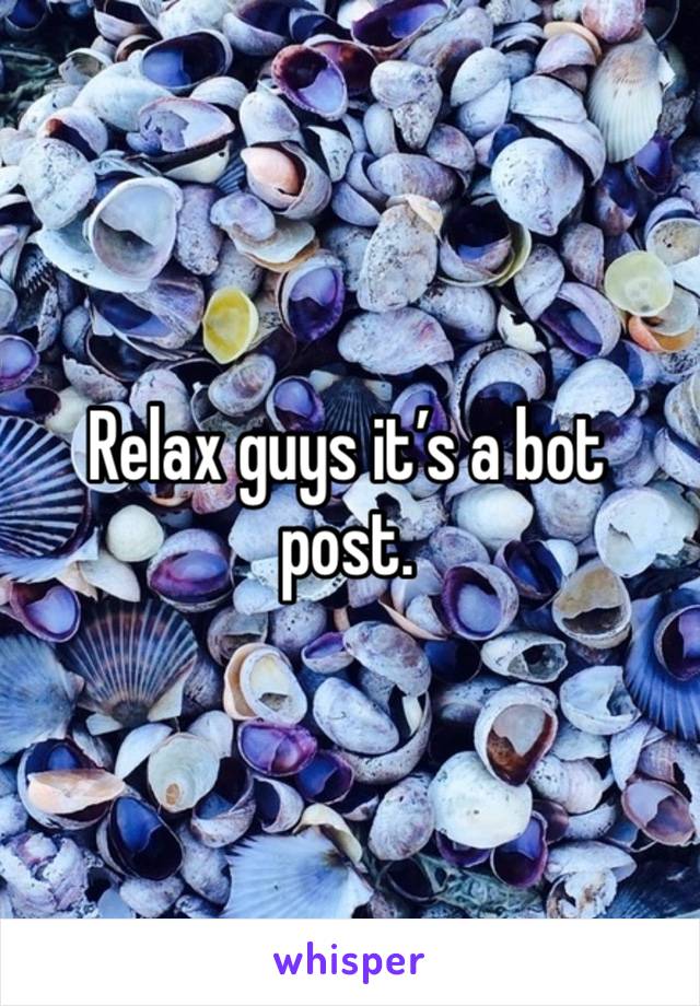 Relax guys it’s a bot post. 