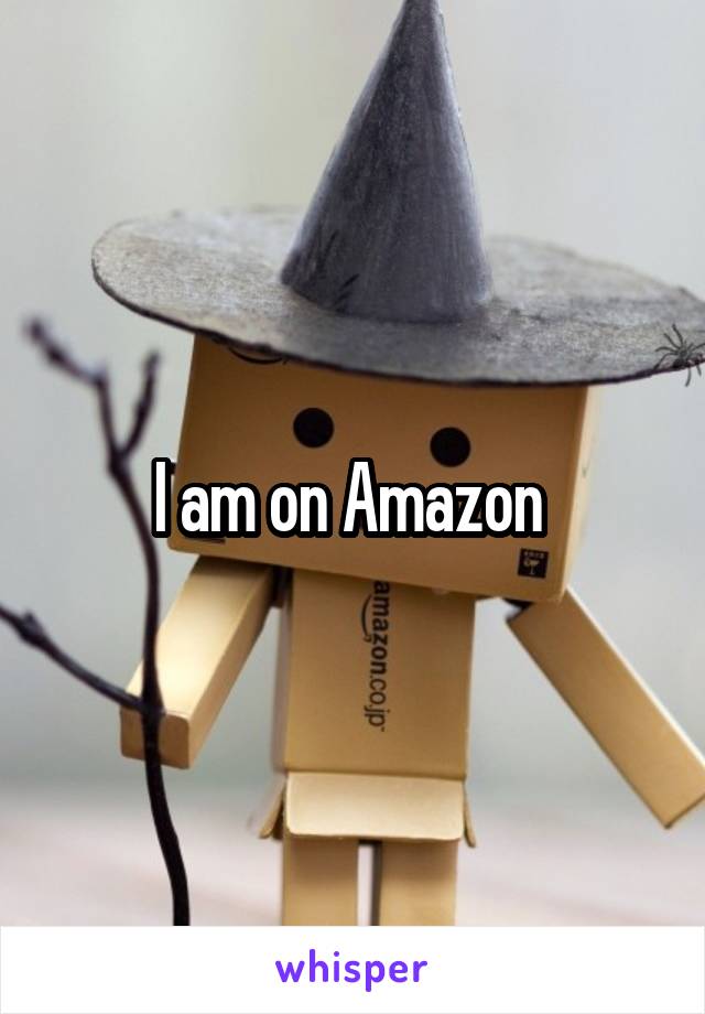 I am on Amazon 