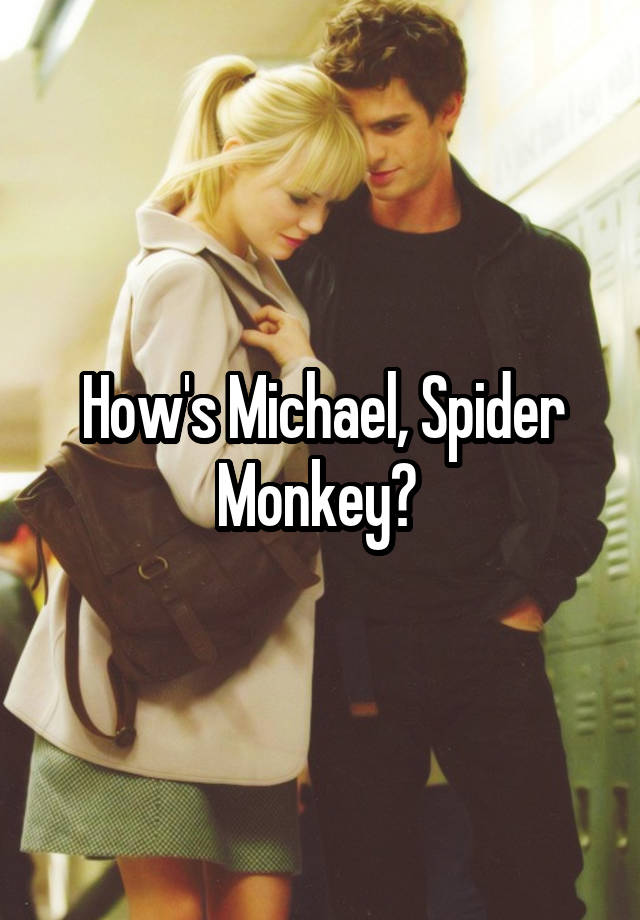 How's Michael, Spider Monkey? 