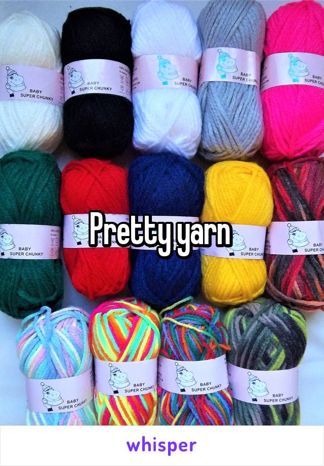 Pretty yarn 