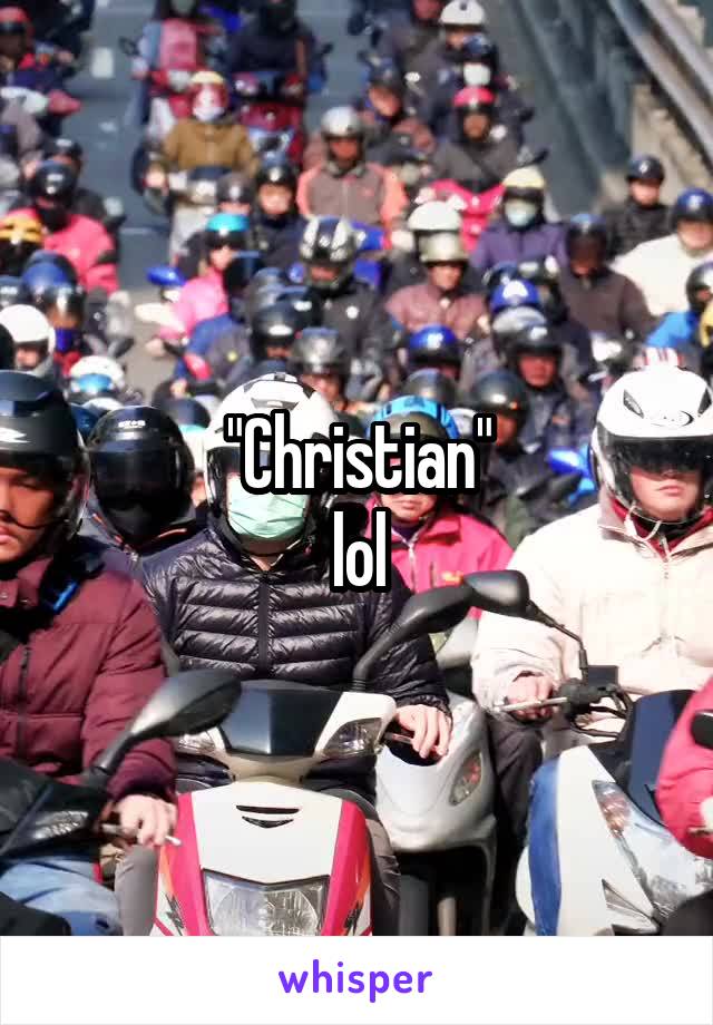 "Christian"
lol