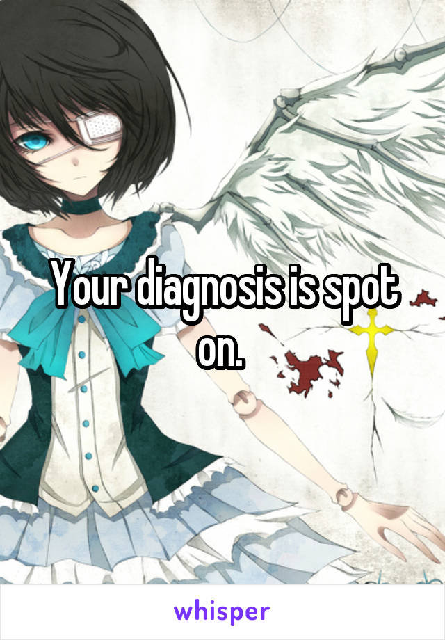 Your diagnosis is spot on. 