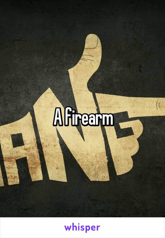 A firearm