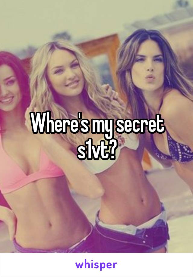 Where's my secret s1vt?