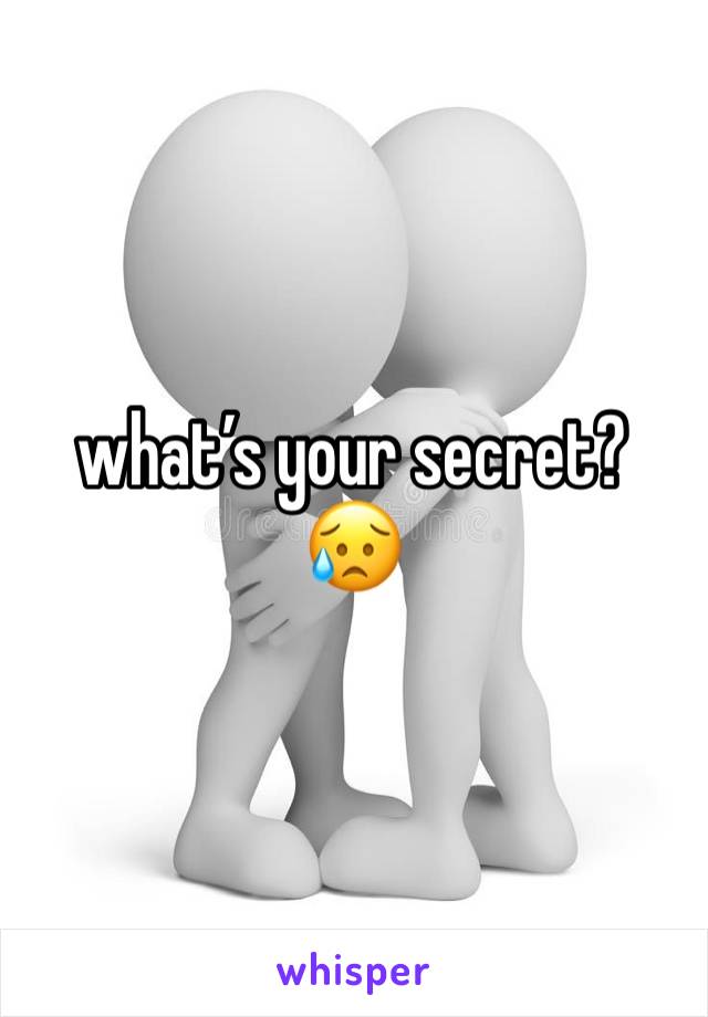 what’s your secret? 😥