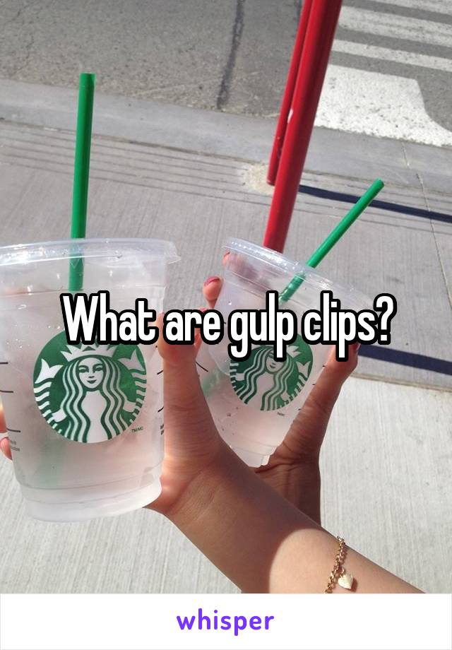 What are gulp clips?