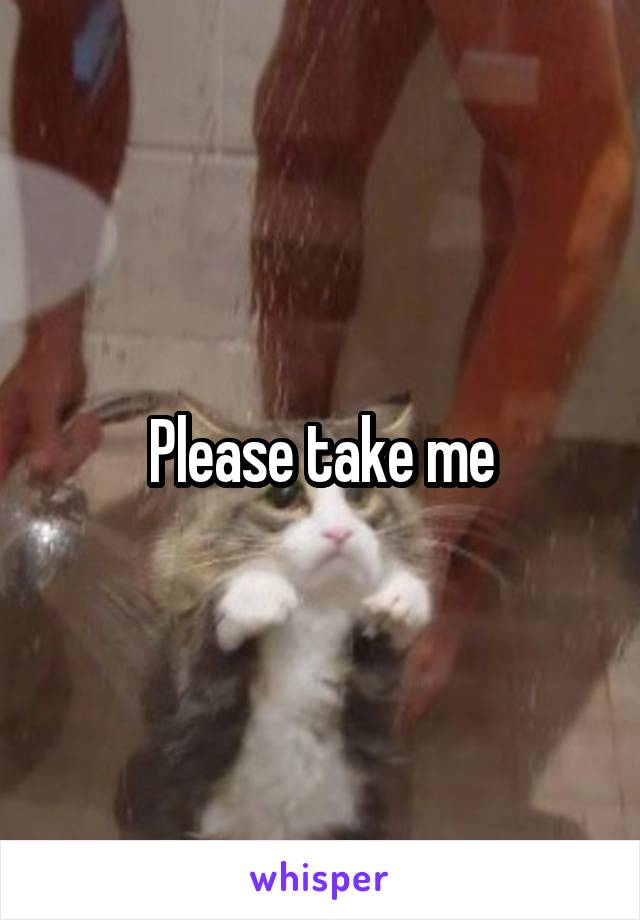 Please take me