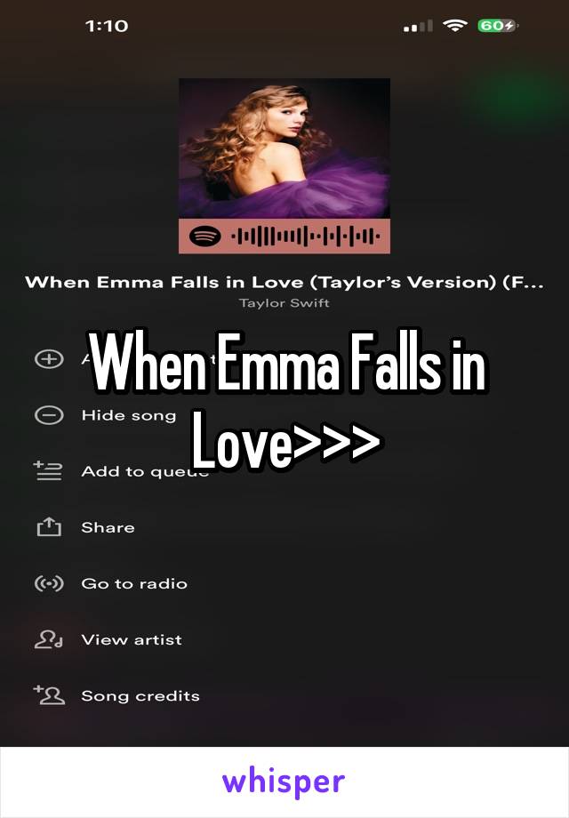 When Emma Falls in Love>>>