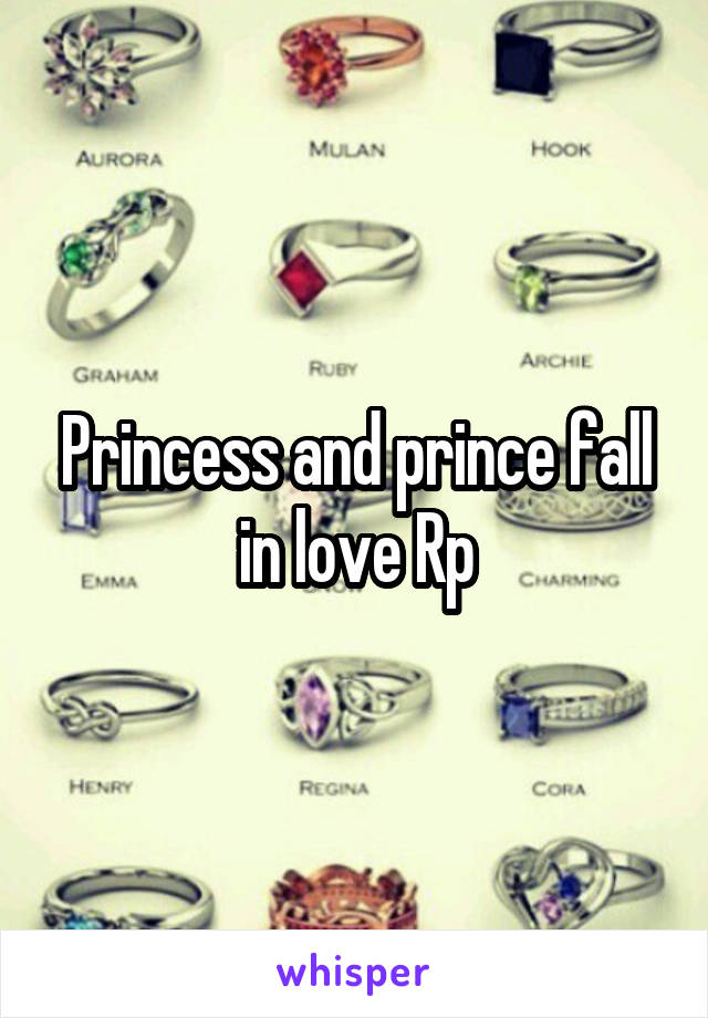 Princess and prince fall in love Rp