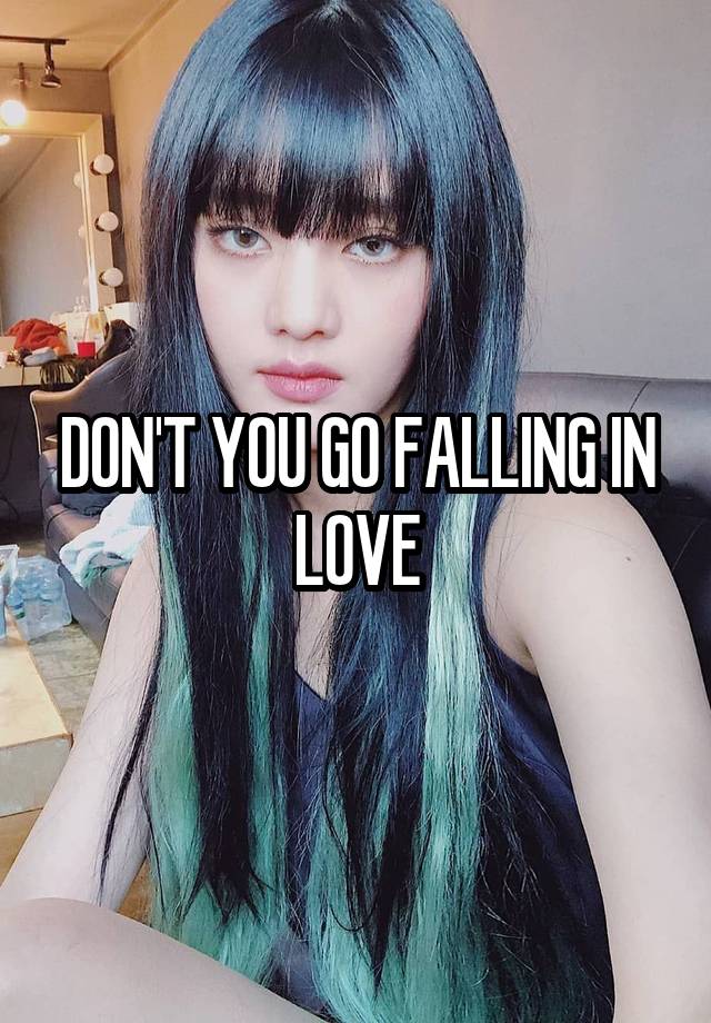 DON'T YOU GO FALLING IN LOVE