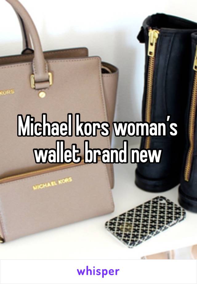 Michael kors woman’s wallet brand new 