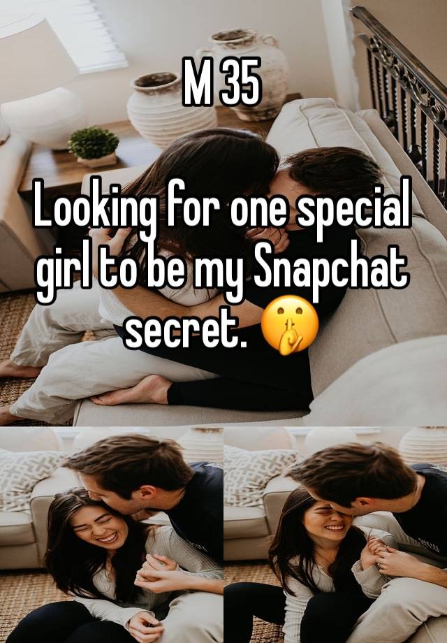 M 35

Looking for one special girl to be my Snapchat secret. 🤫