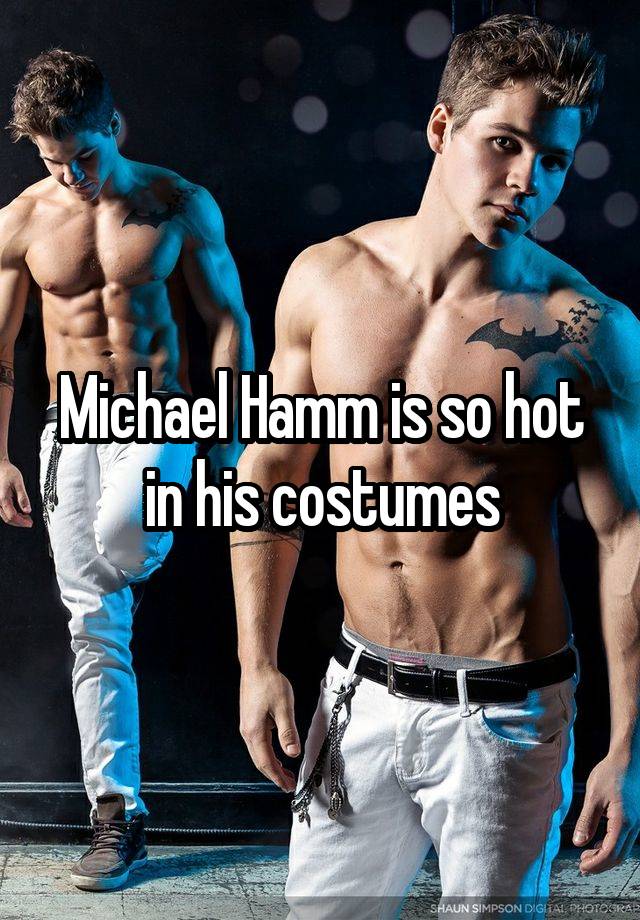 Michael Hamm is so hot in his costumes