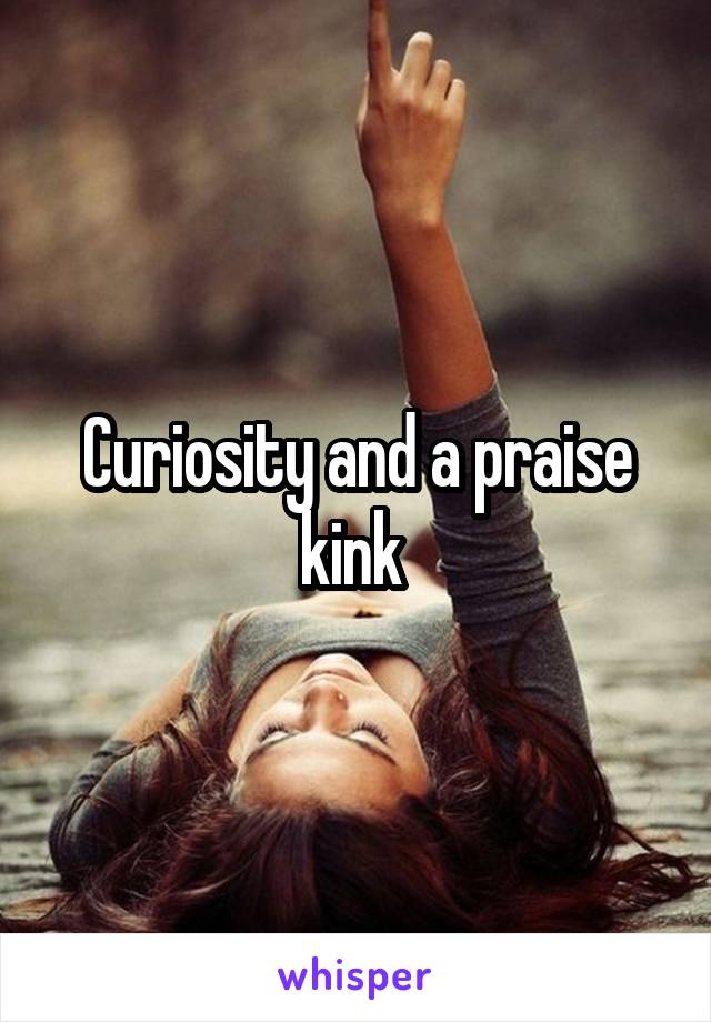 Curiosity and a praise kink 