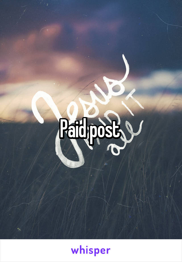 Paid post 