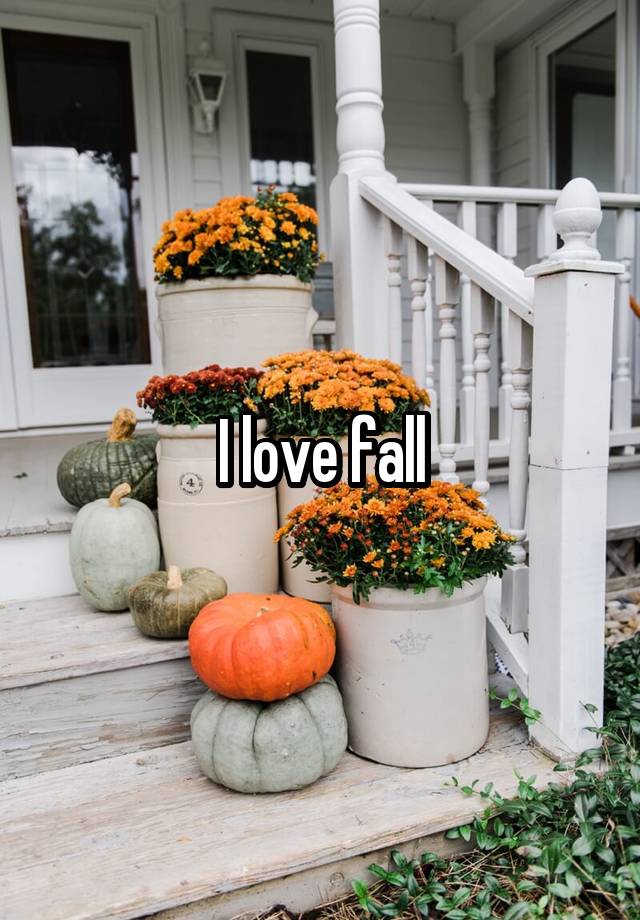 I love fall