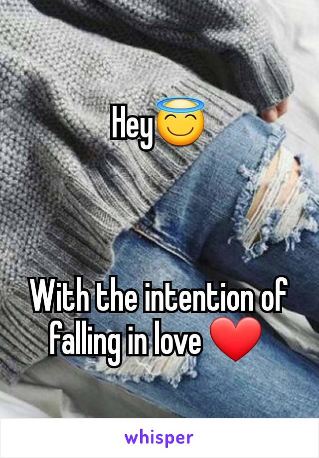 Hey😇



With the intention of falling in love ❤️ 