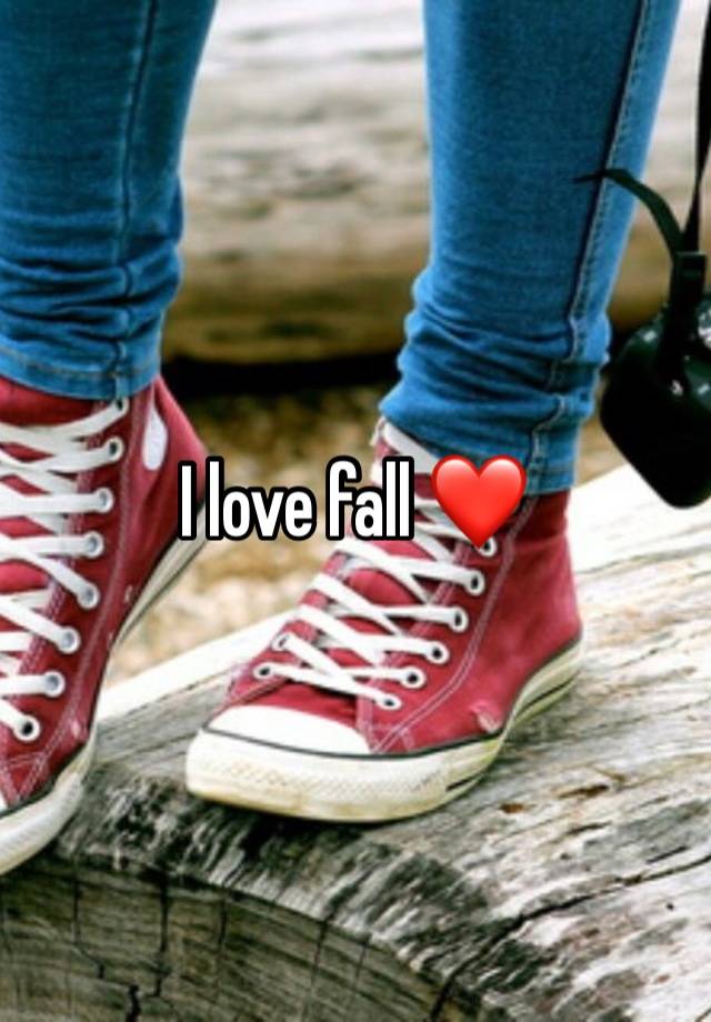 I love fall ❤️