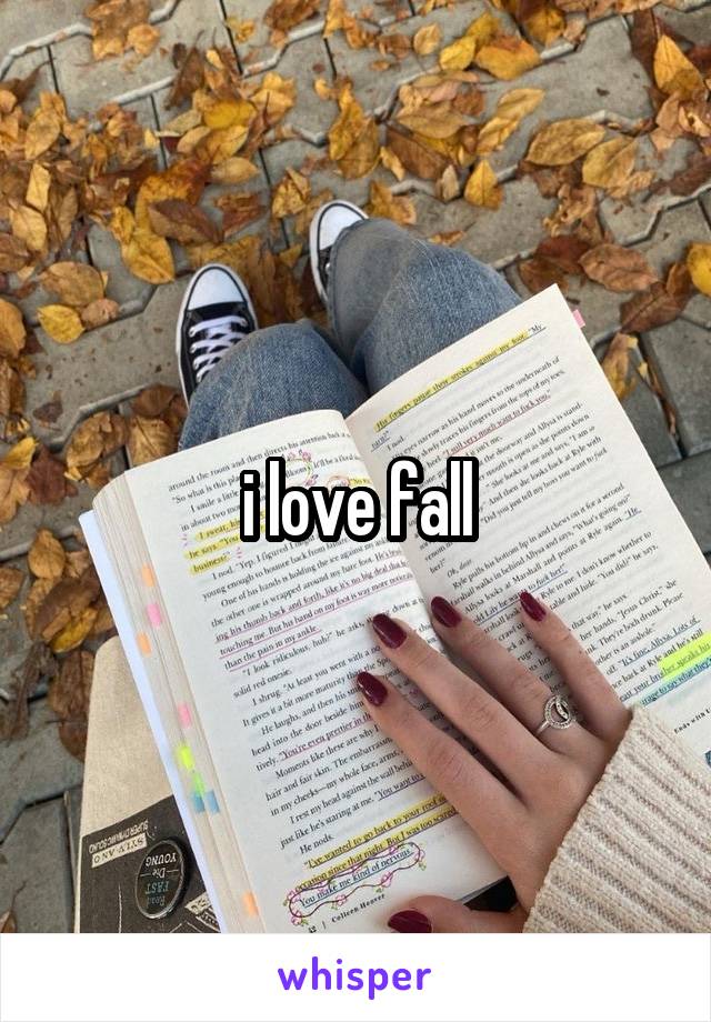 i love fall